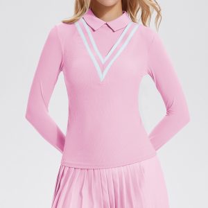 Váy liền thân cổ polo tôn dáng